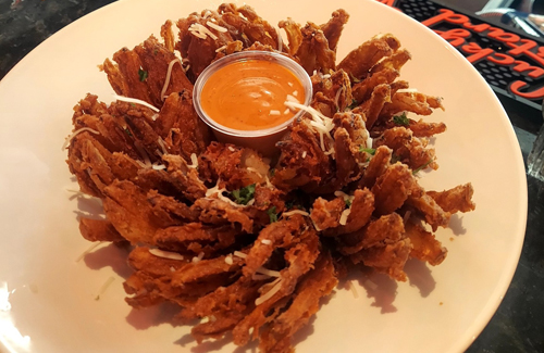Blooming Onion Appetizer at Dempseys Restaurant and Lounge