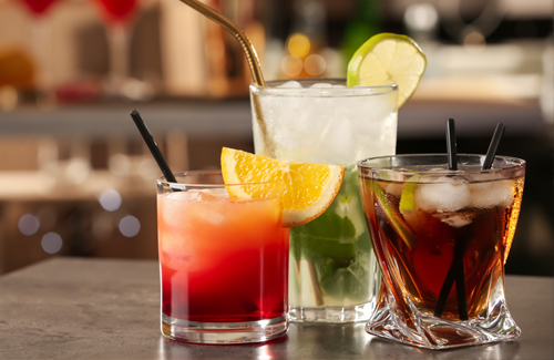 Cocktails at Dempseys Restaurant and Lounge